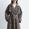 Trench-coat croisé