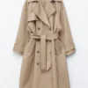 Trench-coat croisé
