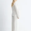 Veste ajustée en sergé de coton