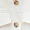 Veste ajustée en sergé de coton