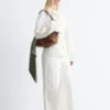Veste ajustée en sergé de coton