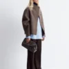 Veste asymétrique en laine