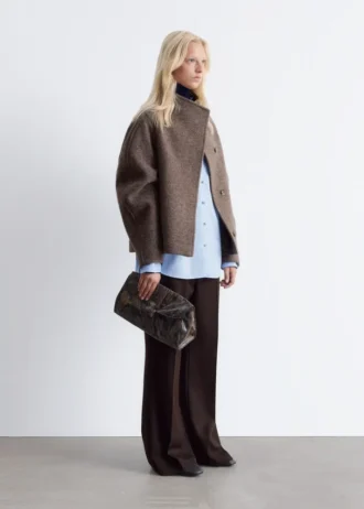 Veste asymétrique en laine