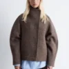 Veste asymétrique en laine