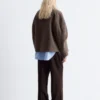 Veste asymétrique en laine