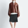 Veste aviateur en cuir