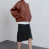 Veste aviateur en cuir