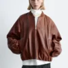 Veste aviateur en cuir