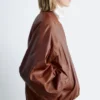 Veste aviateur en cuir
