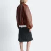 Veste aviateur en cuir