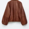 Veste aviateur en cuir