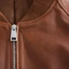Veste aviateur en cuir