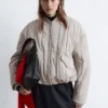 Veste aviateur oversize