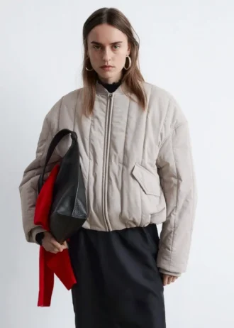 Veste aviateur oversize