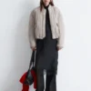 Veste aviateur oversize