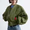 Veste bomber court