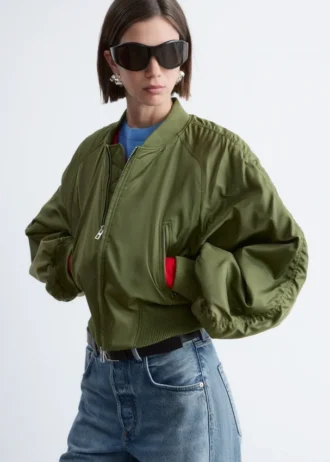 Veste bomber court