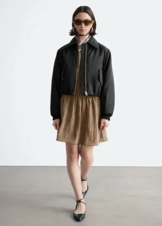 Veste bomber court