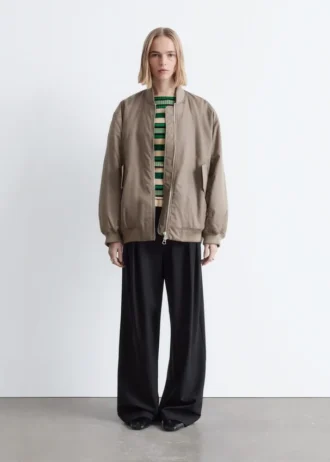 Veste bomber longue