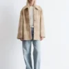 Veste chemise en laine à carreaux
