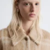 Veste chemise en laine à carreaux