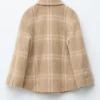 Veste chemise en laine à carreaux
