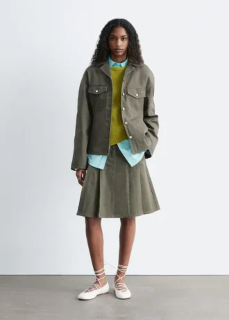 Veste cintrée en coton