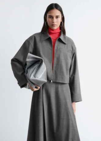Veste courte en laine