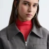Veste courte en laine