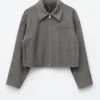 Veste courte en laine