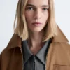 Veste courte en sergé