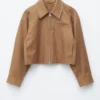 Veste courte en sergé