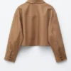 Veste courte en sergé
