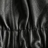 Veste de motard en cuir avec ceinture
