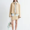 Veste en cuir décontractée