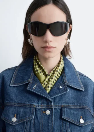Veste en denim courte