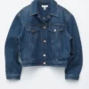 Veste en denim courte