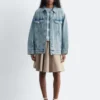 Veste en denim oversize
