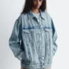 Veste en denim oversize
