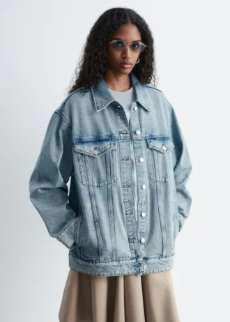 Veste en denim oversize