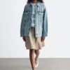 Veste en denim oversize