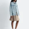 Veste en denim oversize