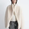 Veste en fausse fourrure