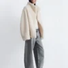 Veste en fausse fourrure