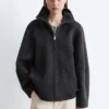 Veste en laine zippée