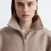 Veste en laine zippée