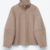 Veste en laine zippée