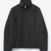 Veste en laine zippée