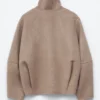 Veste en laine zippée