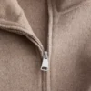 Veste en laine zippée